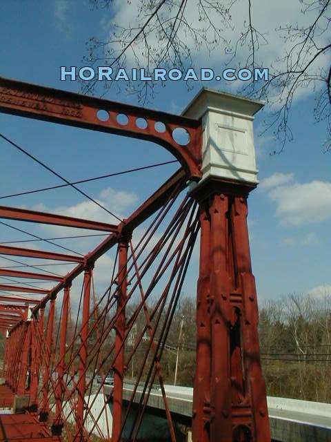 Ironwork detail on iron bridge
